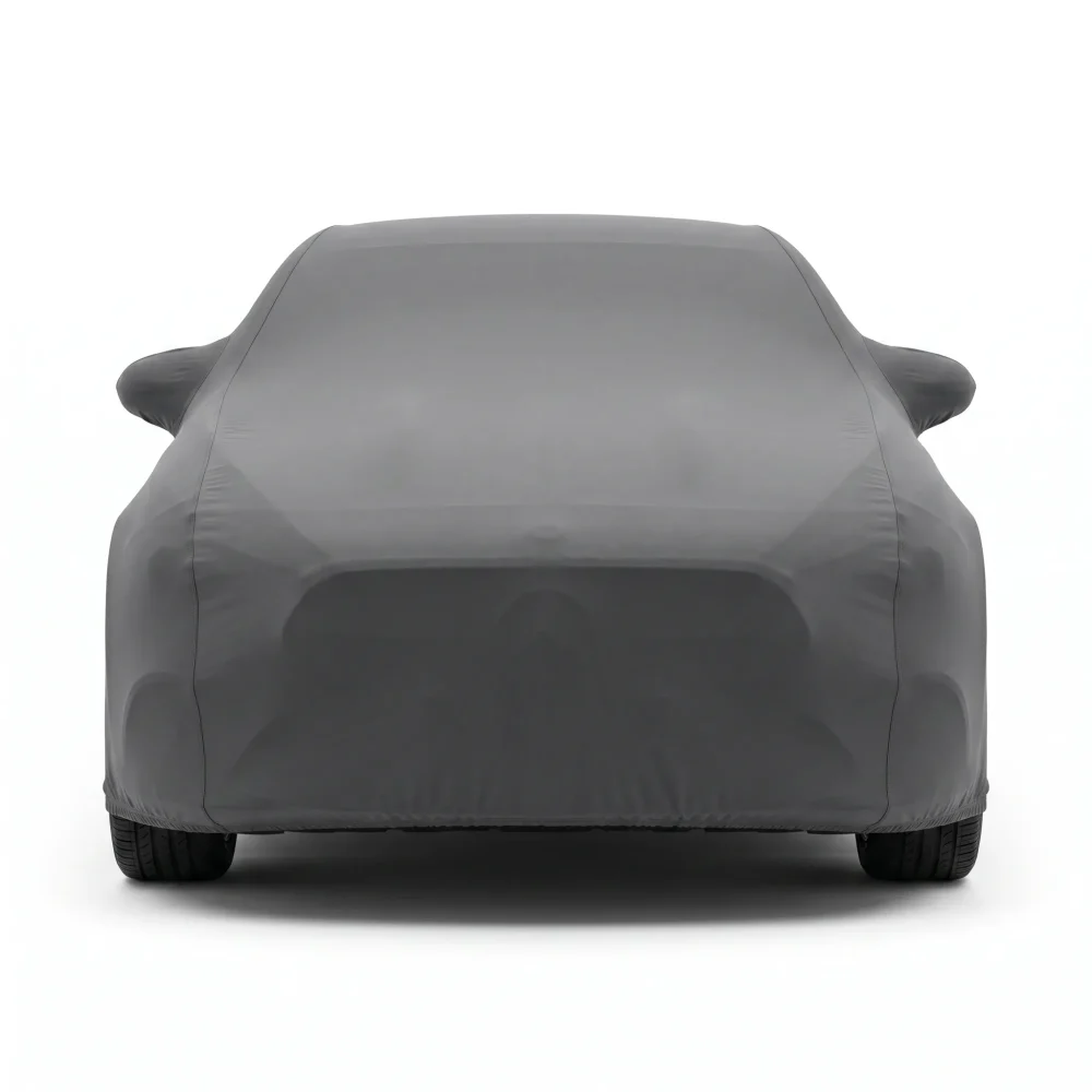 Housse intérieure Lycra coloris Gris anthracite, face avant, photo studio sur fond blanc